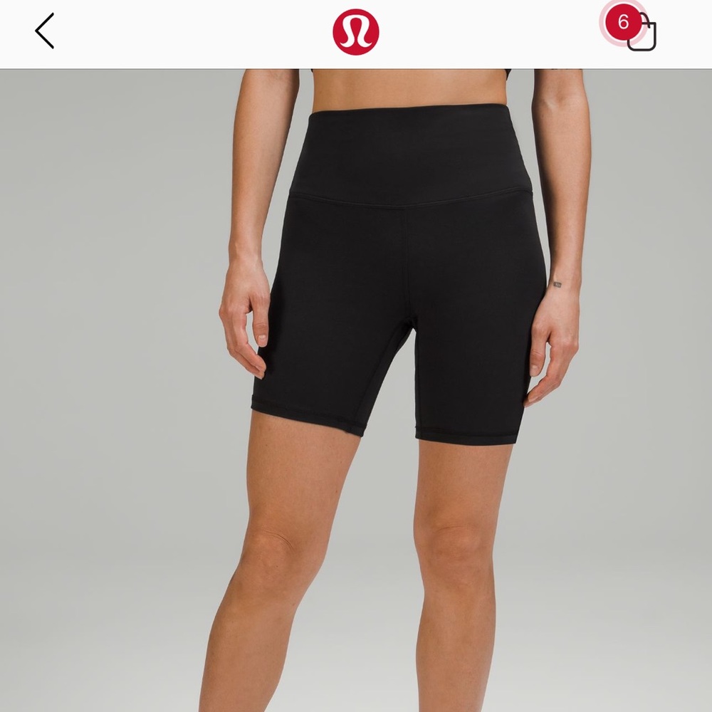 Lululemon align high rise shorts 6in